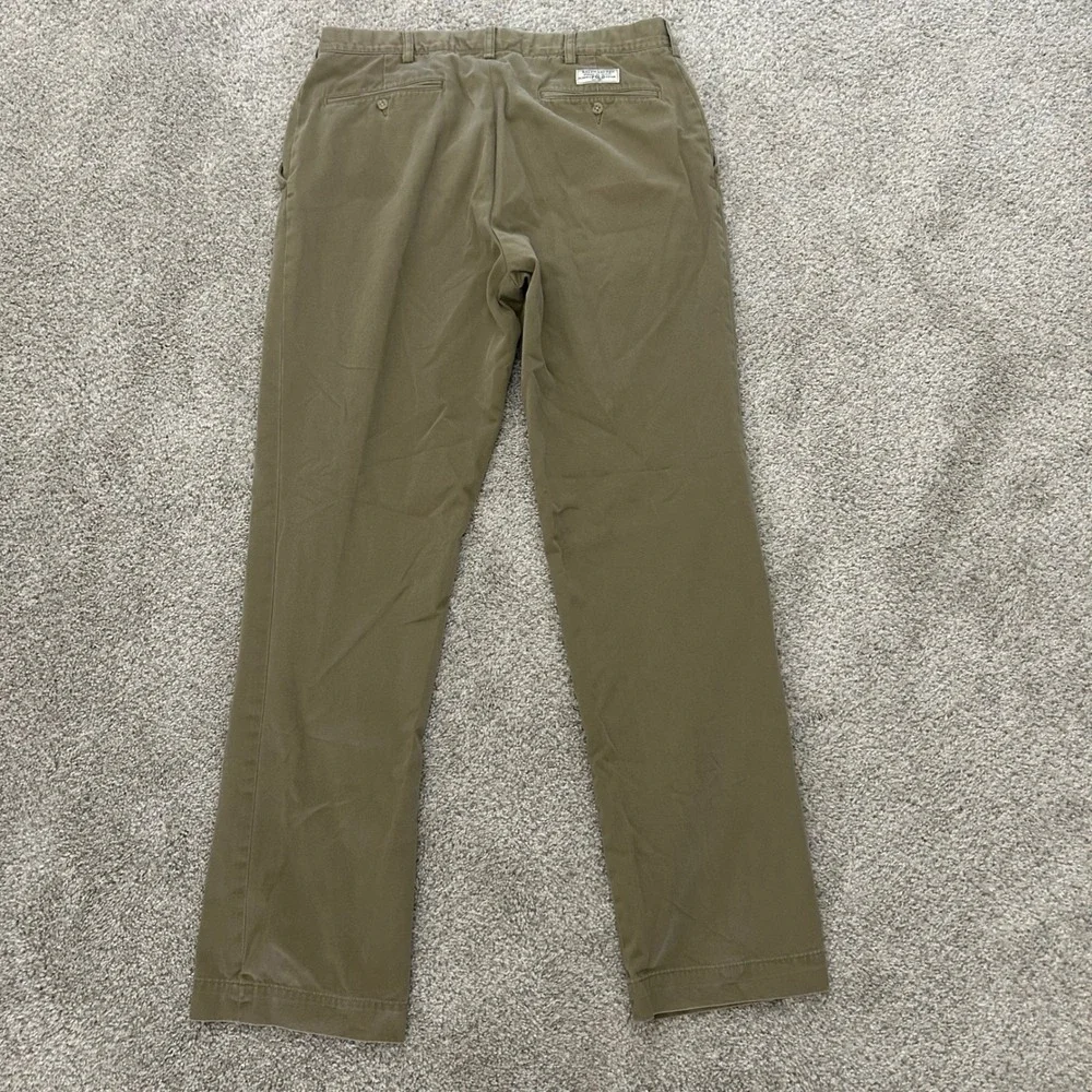 Polo Ralph Lauren Classic Polo Chino Pants 36x36 Fits 36X34 Brown Khaki Straight